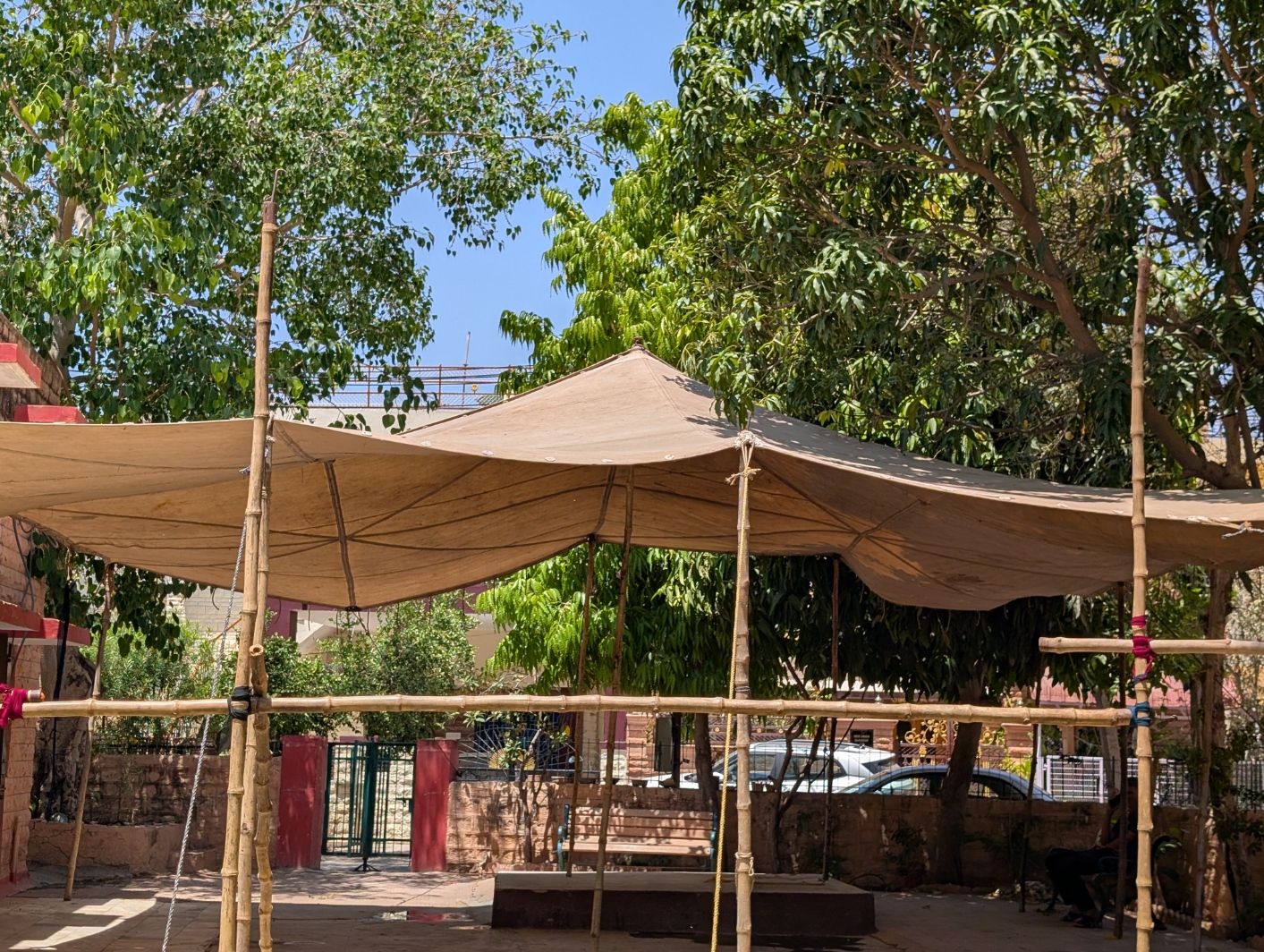 Waterproof Canvas Shamiyana (Bhati Tent)